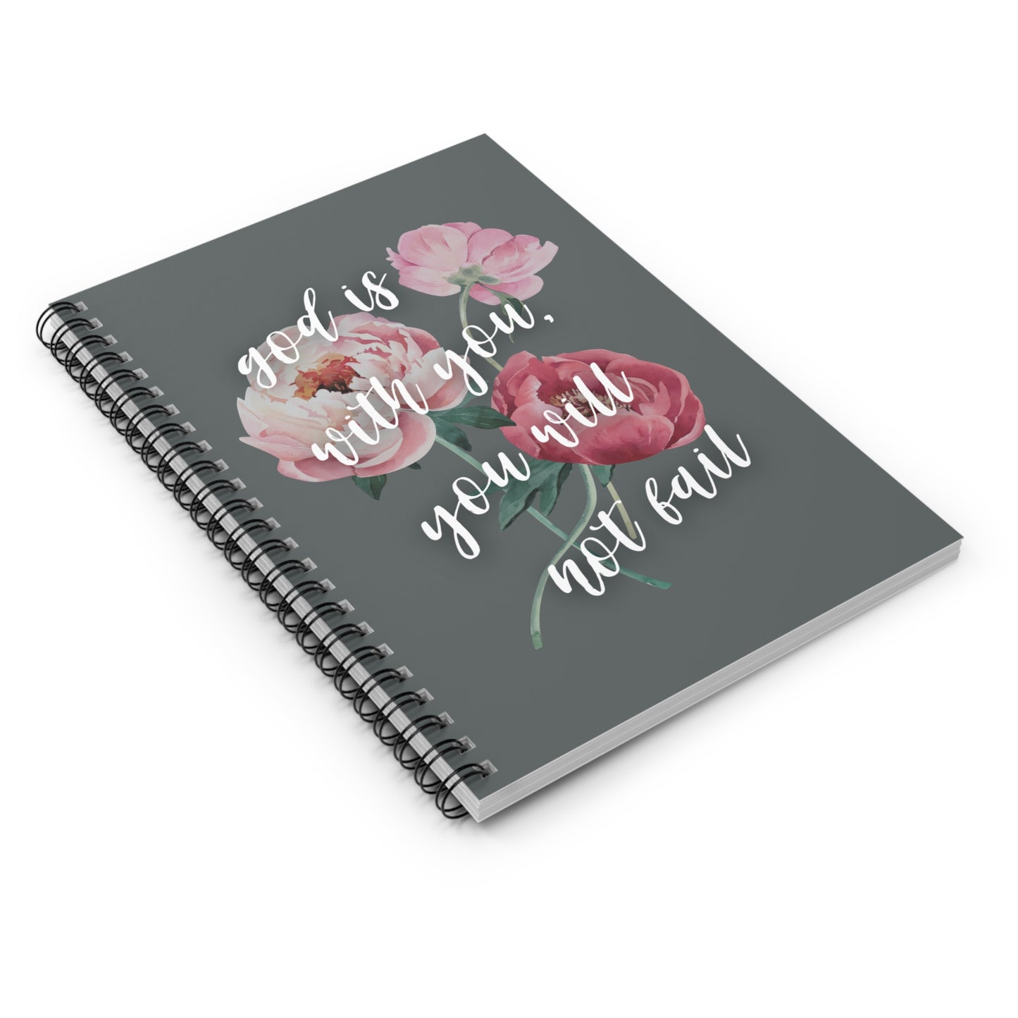 God Is With You Spiral Notebook