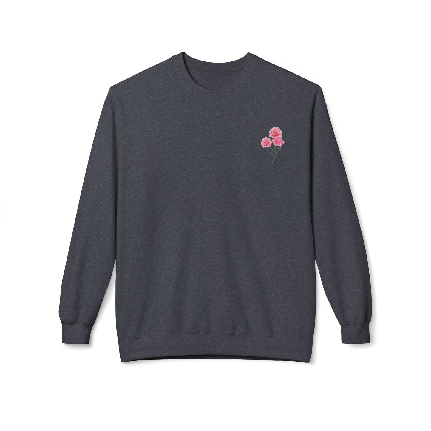 All Things Are Possible - Floral Back Crewneck Sweatshirt
