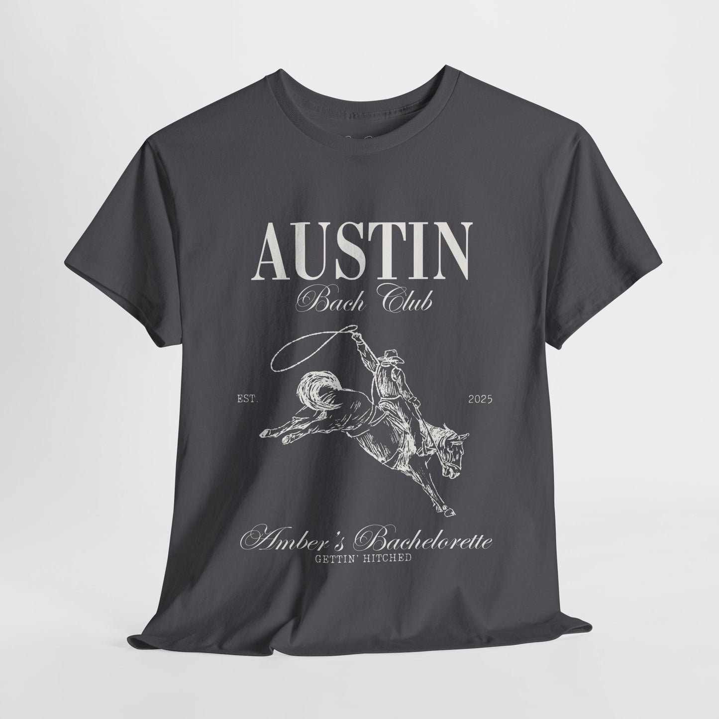 Austin Bach Club Unisex Heavy Cotton Tee