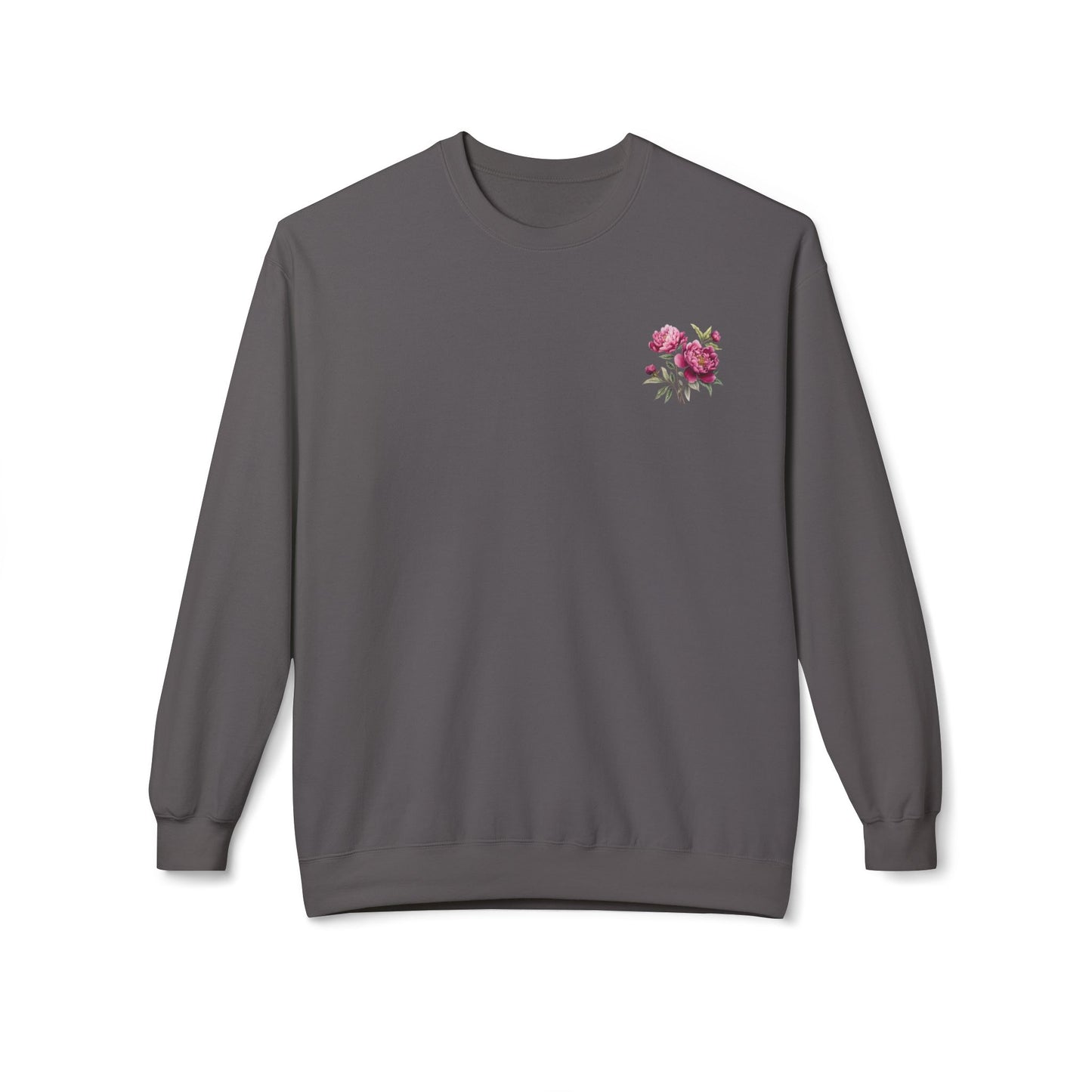 He Heard Your Prayers - Floral Back Crewneck Sweatshirt