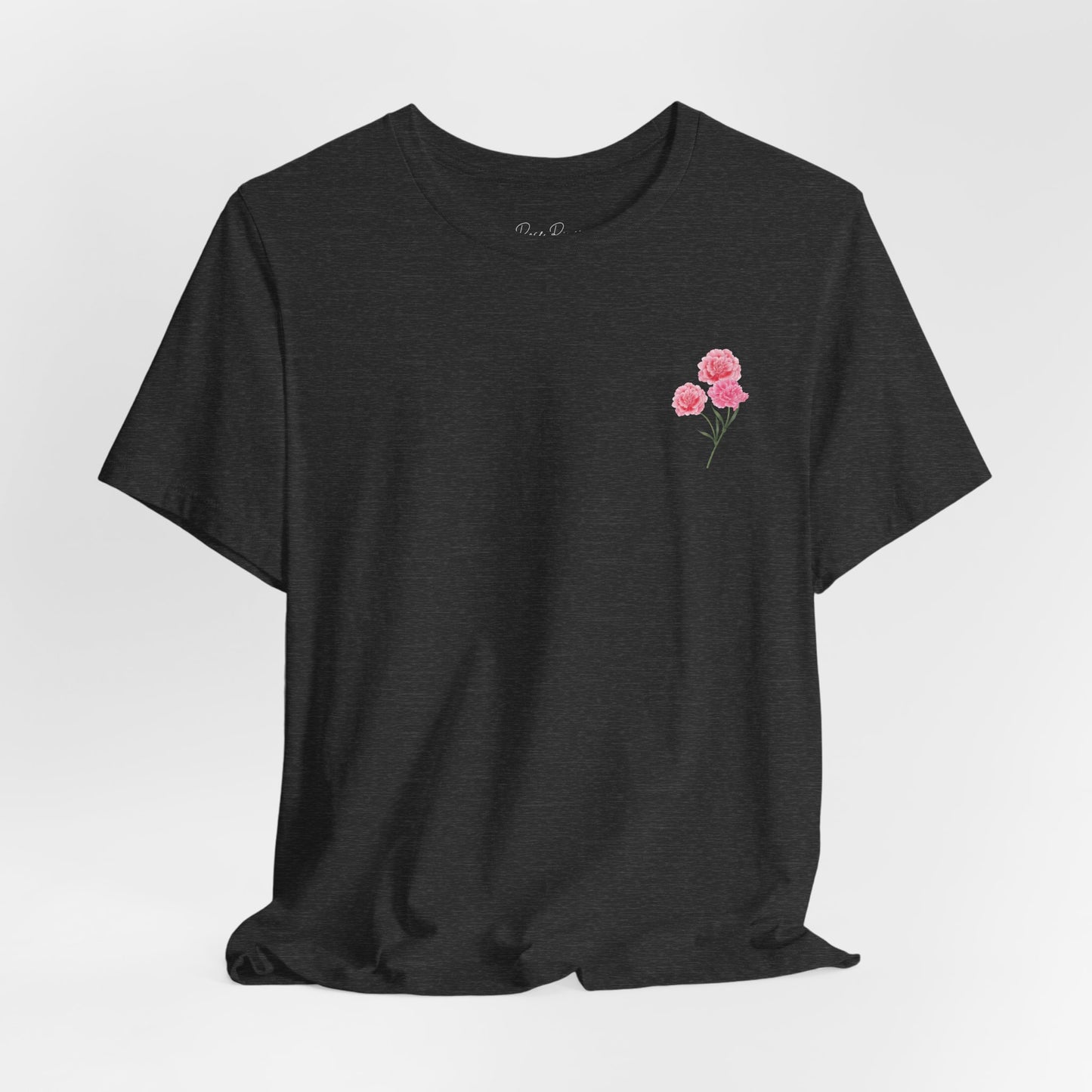 All Things Are Possible - Floral Back Jersey Short Sleeve Tee