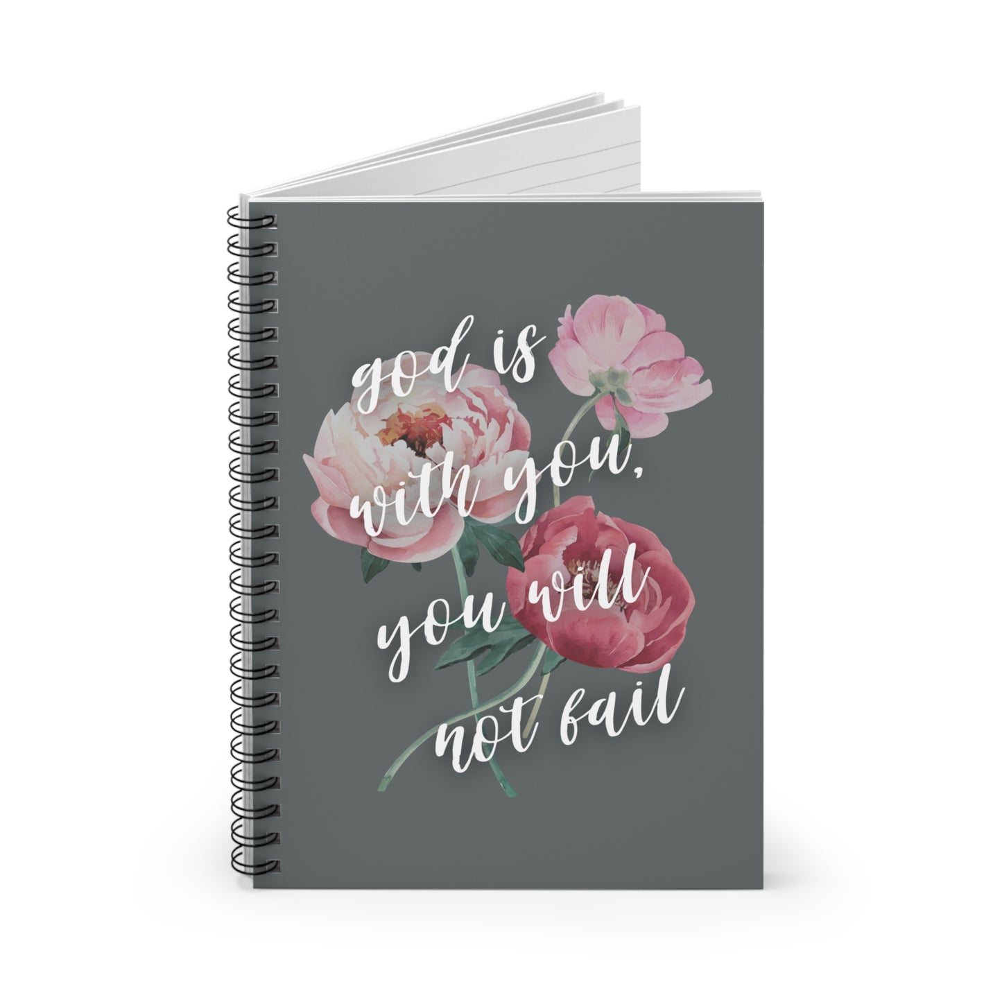 God Is With You Spiral Notebook