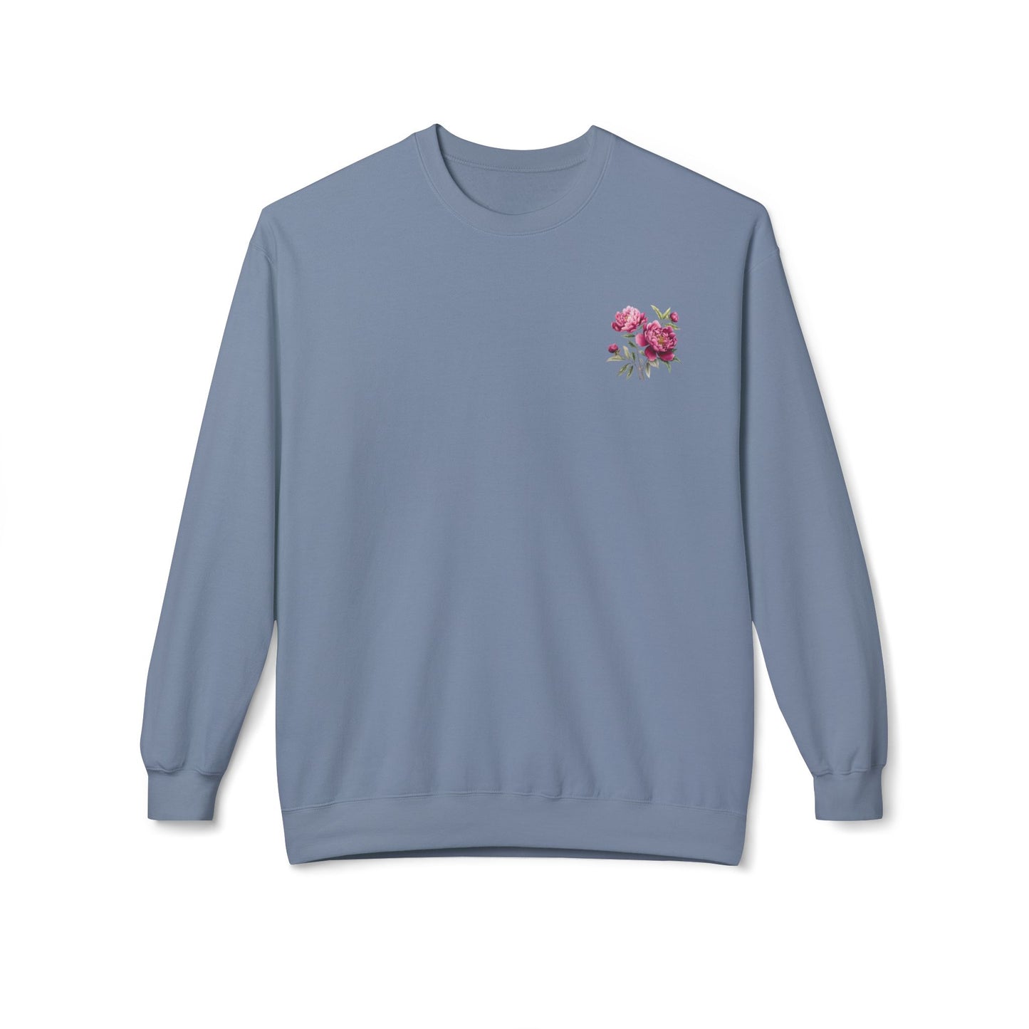 He Heard Your Prayers - Floral Back Crewneck Sweatshirt
