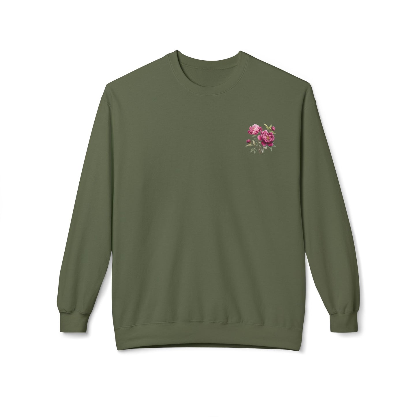 He Heard Your Prayers - Floral Back Crewneck Sweatshirt