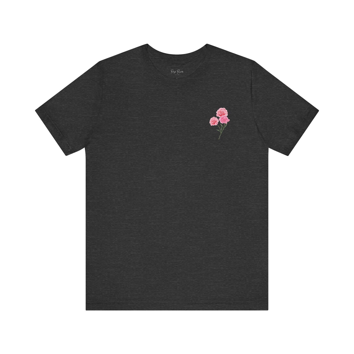 All Things Are Possible - Floral Back Jersey Short Sleeve Tee