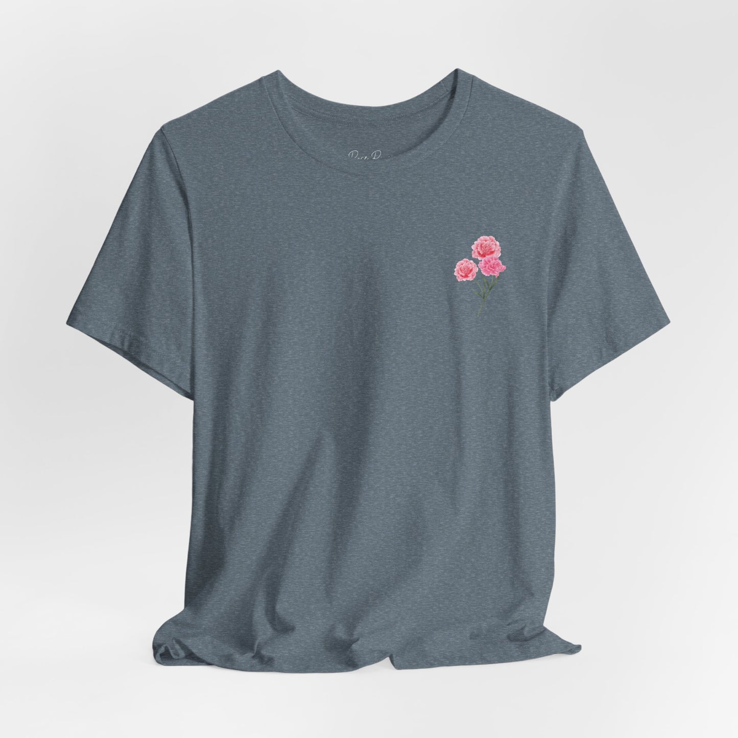 All Things Are Possible - Floral Back Jersey Short Sleeve Tee