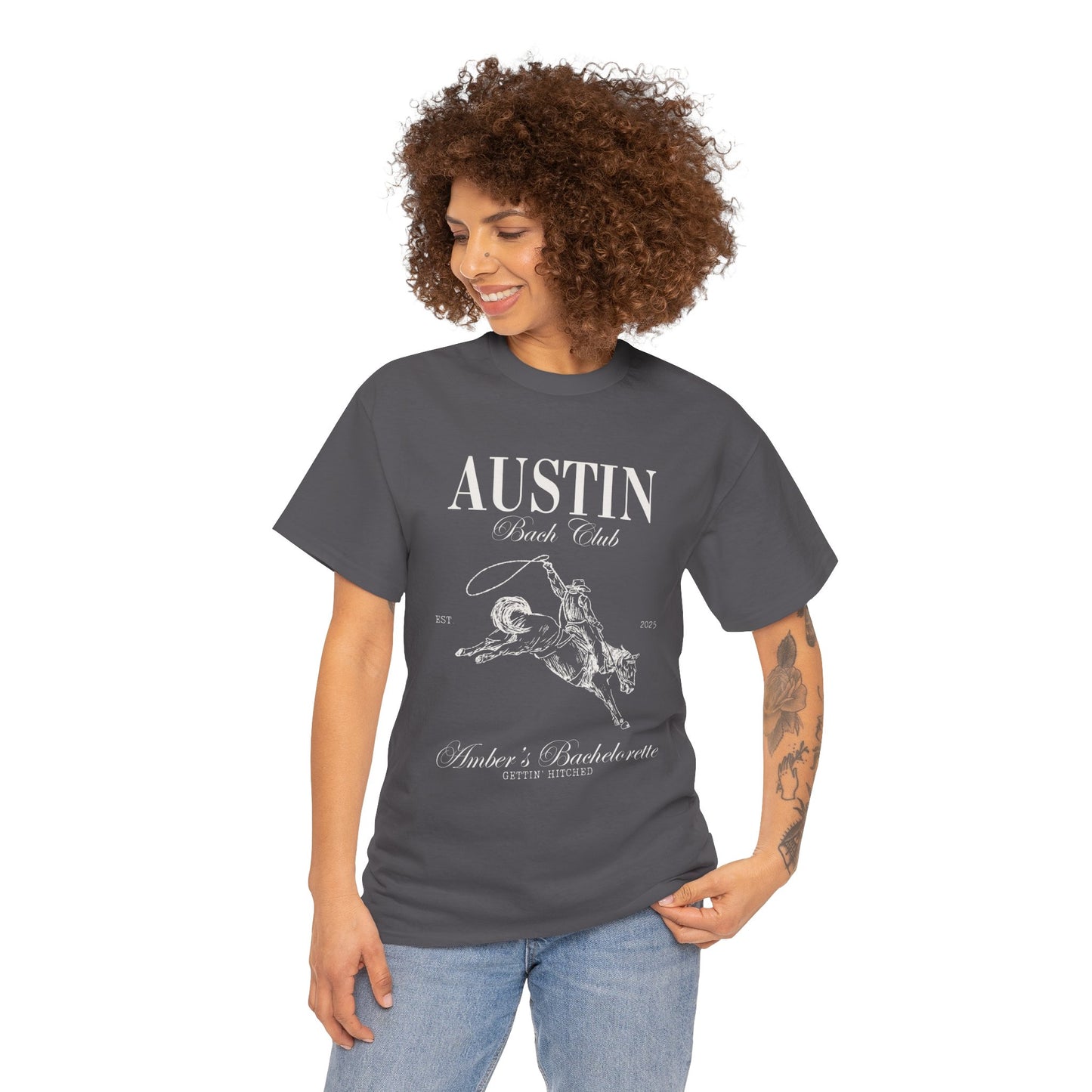 Austin Bach Club Unisex Heavy Cotton Tee
