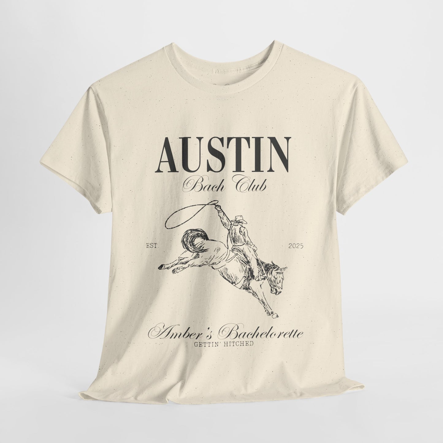 Austin Bach Club Unisex Heavy Cotton Tee