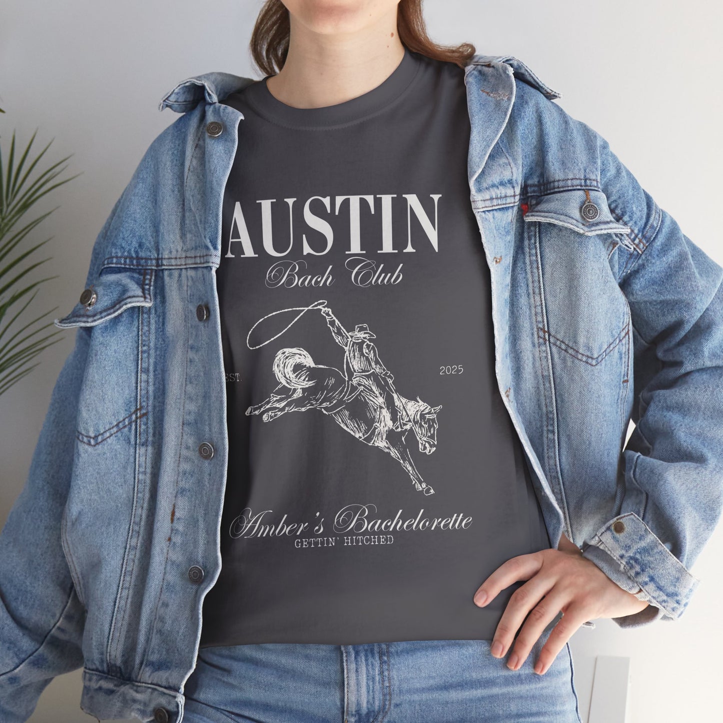 Austin Bach Club Unisex Heavy Cotton Tee