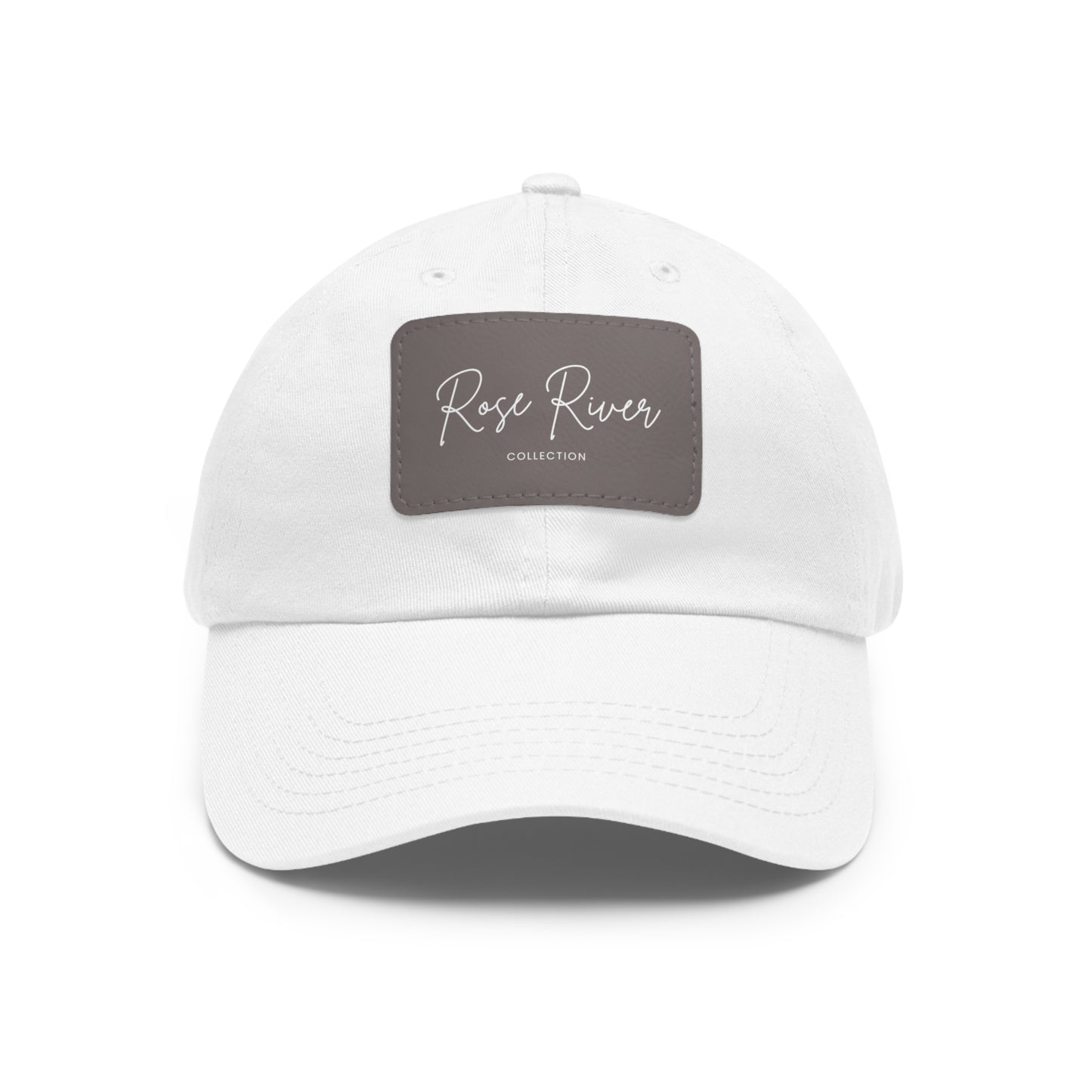 Rose River Collection Dad Hat with Leather Patch