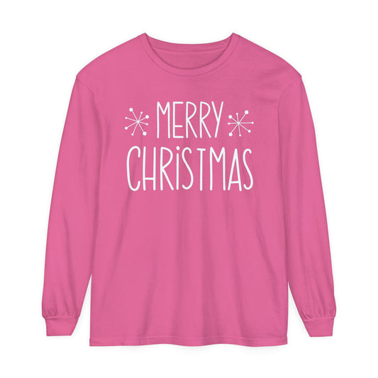 Merry Christmas Stars Long Sleeve
