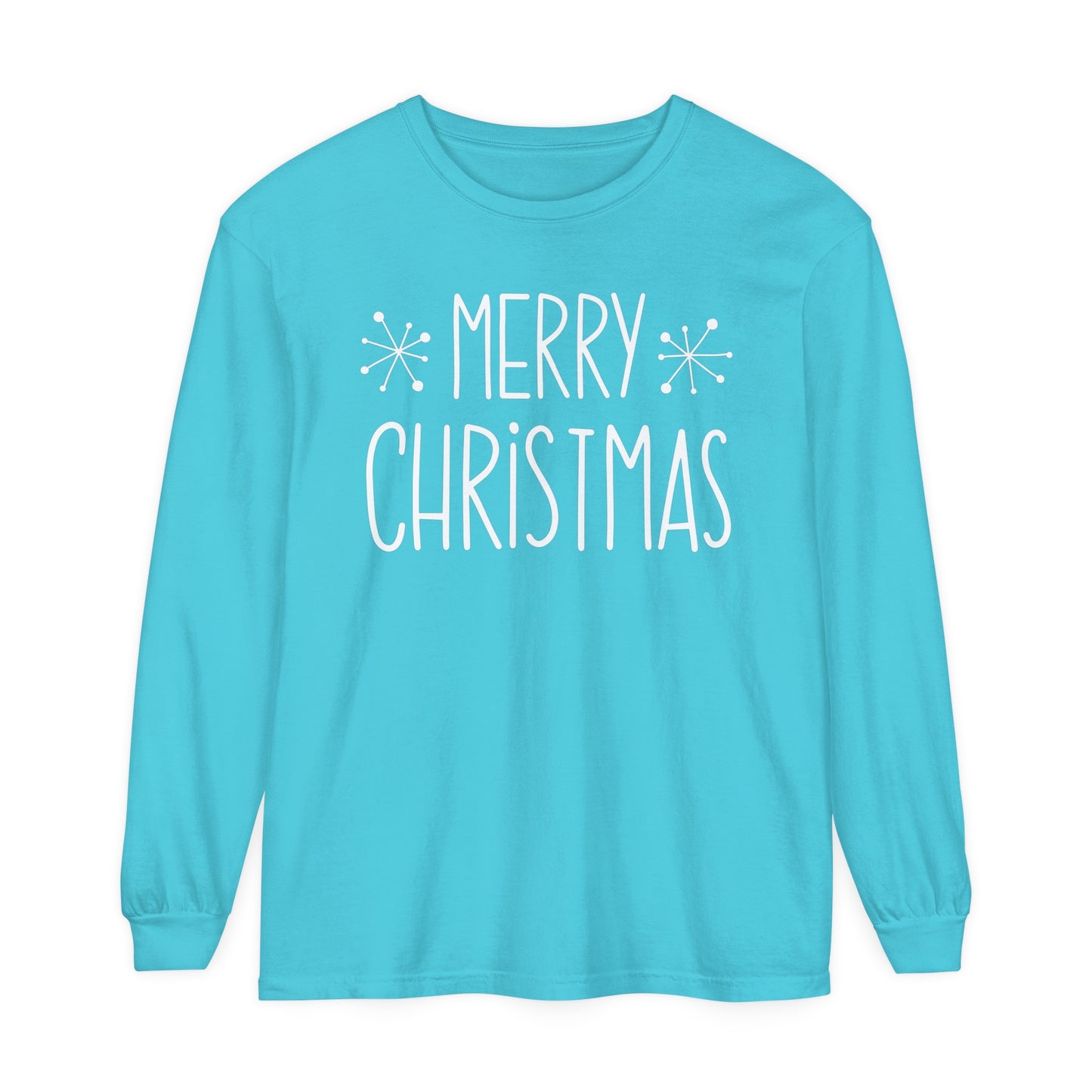 Merry Christmas Stars Long Sleeve