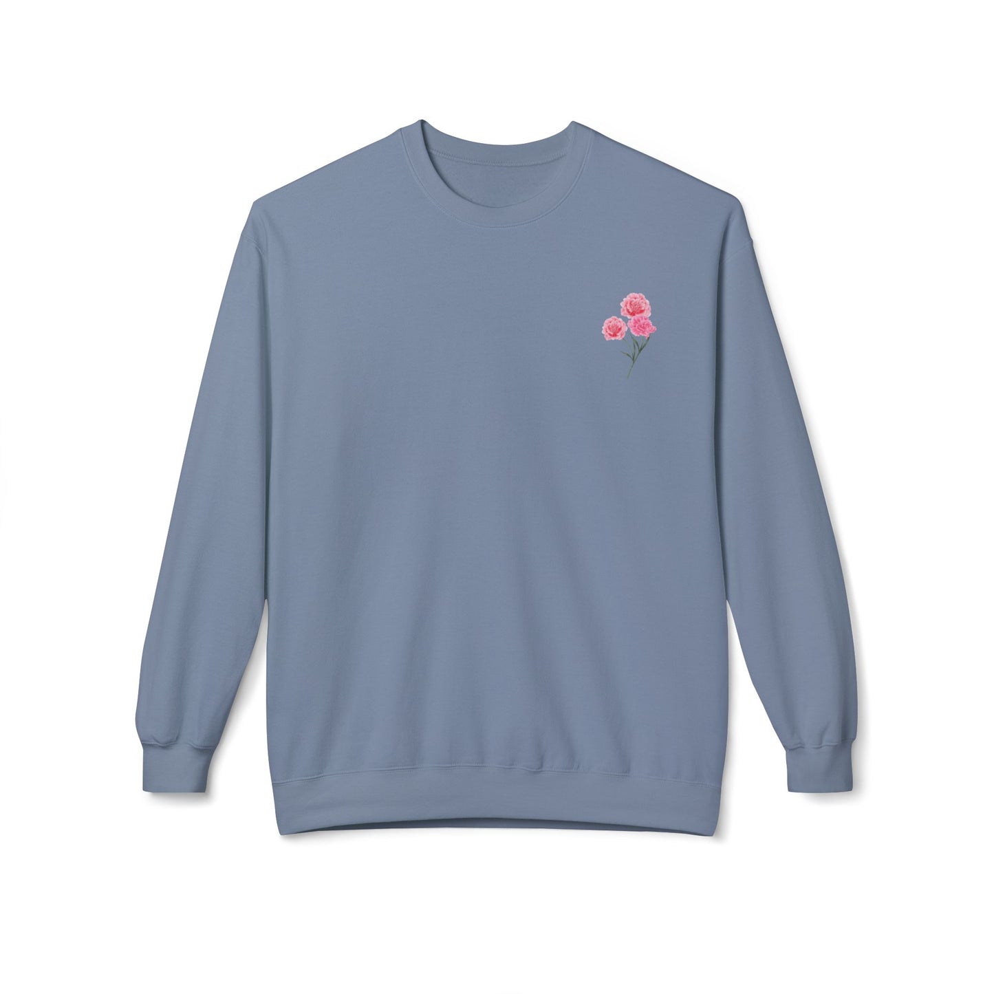 All Things Are Possible - Floral Back Crewneck Sweatshirt