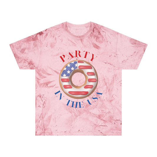 Donut Party Tie Dye Tee