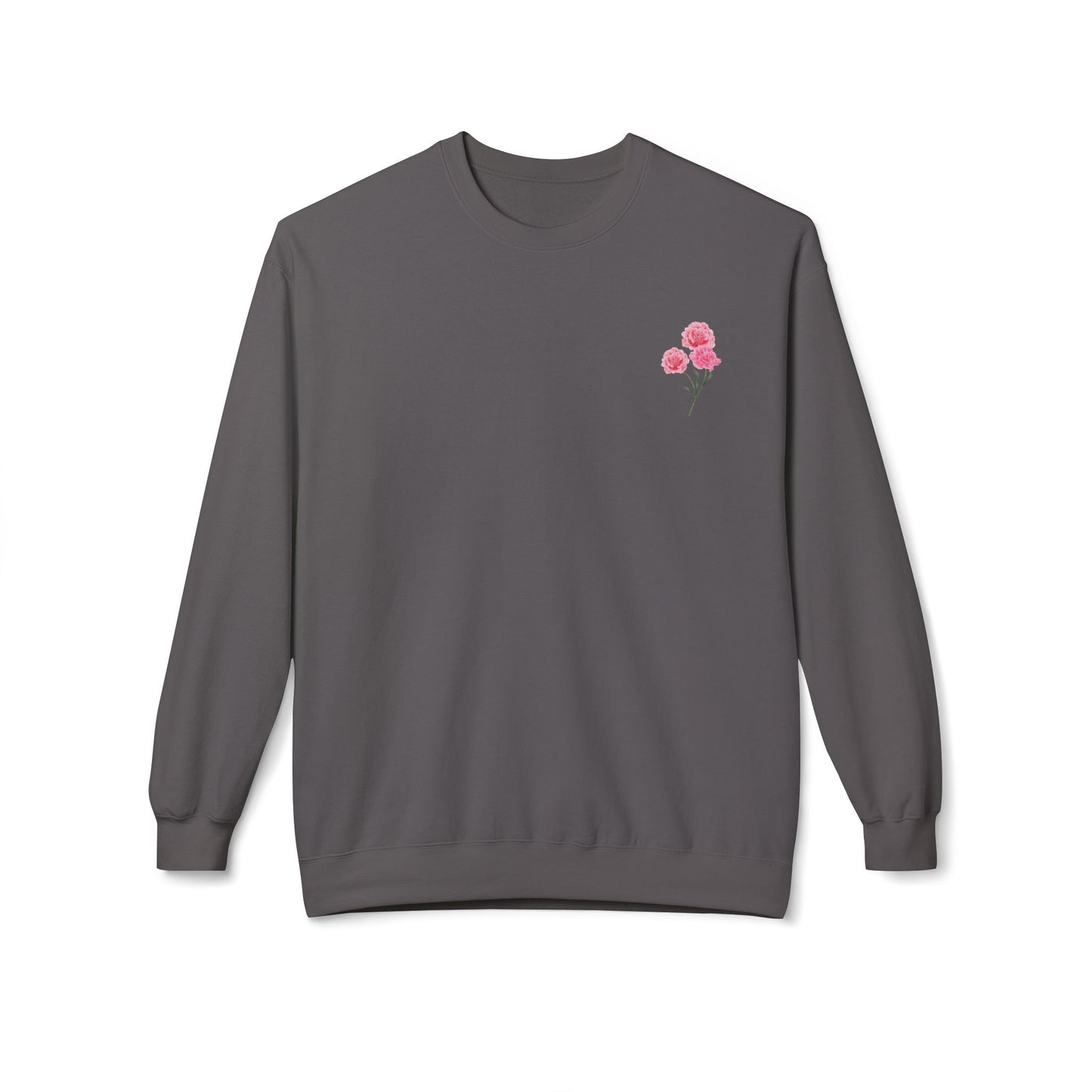 All Things Are Possible - Floral Back Crewneck Sweatshirt