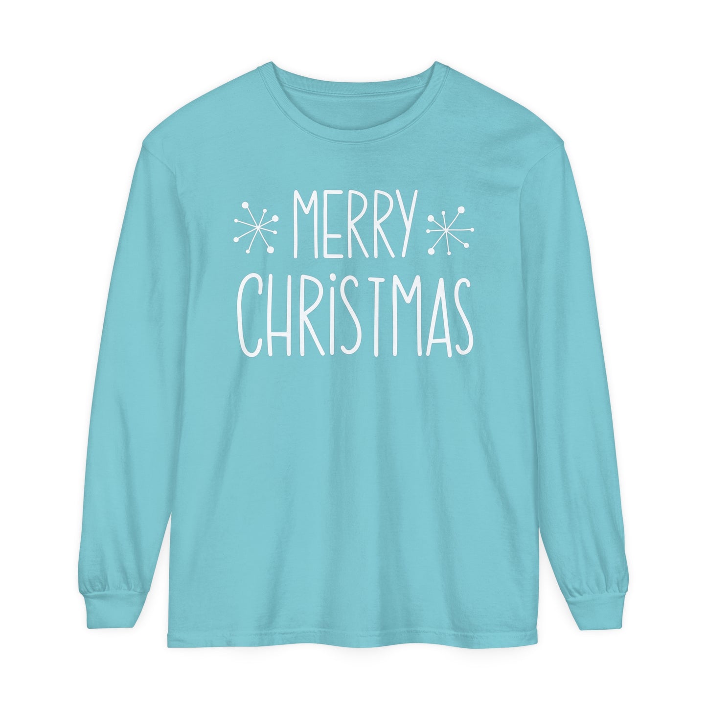 Merry Christmas Stars Long Sleeve