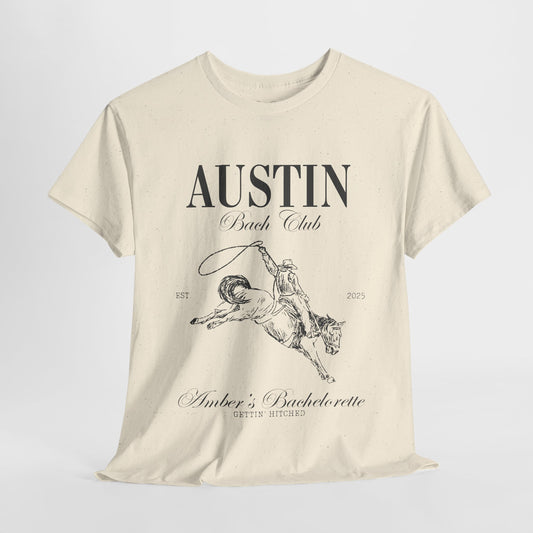 Austin Bach Club Unisex Heavy Cotton Tee
