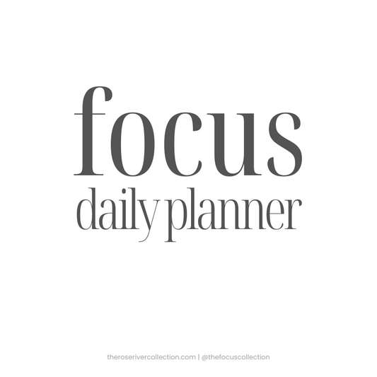 Focus Daily Planner Printable